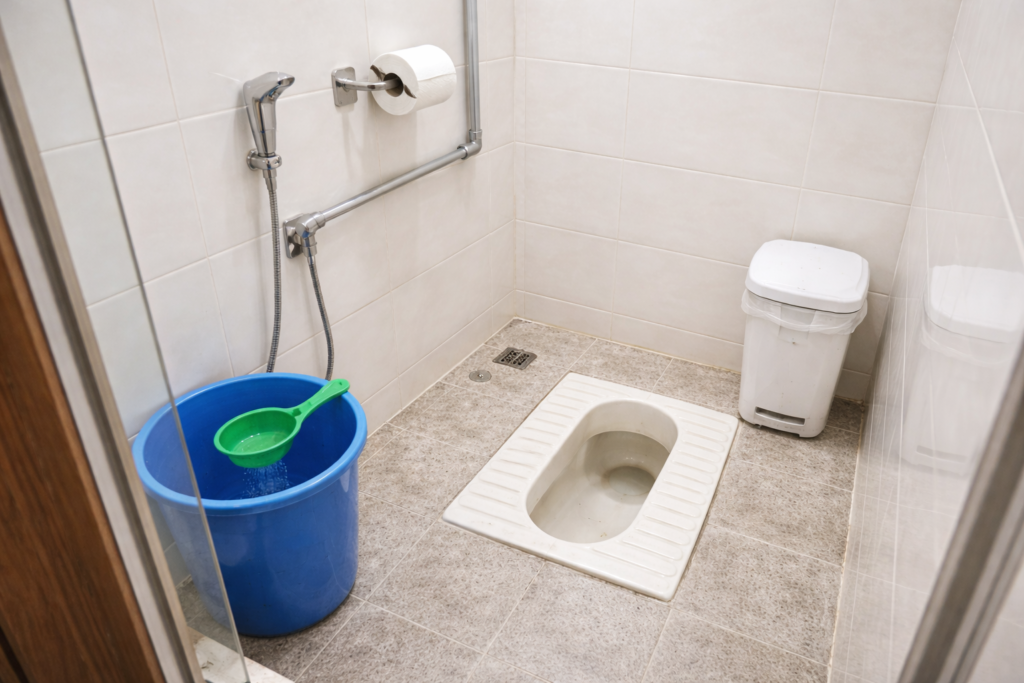 how to use asian toilets step by step